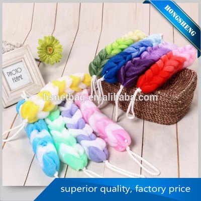 body bath scrub mesh sponge back scrubber Made in China