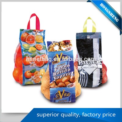 wholesale Cheap high quality mesh drawstring bag for